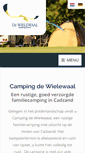 Mobile Screenshot of campingwielewaal.nl