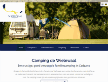 Tablet Screenshot of campingwielewaal.nl